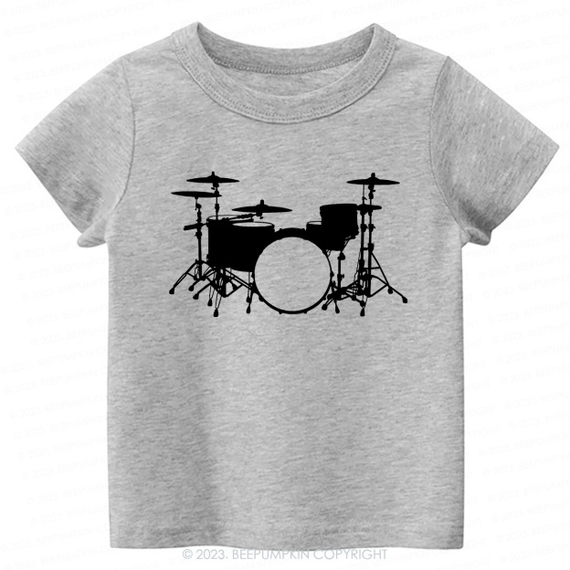 Drumset Music Kids Shirt