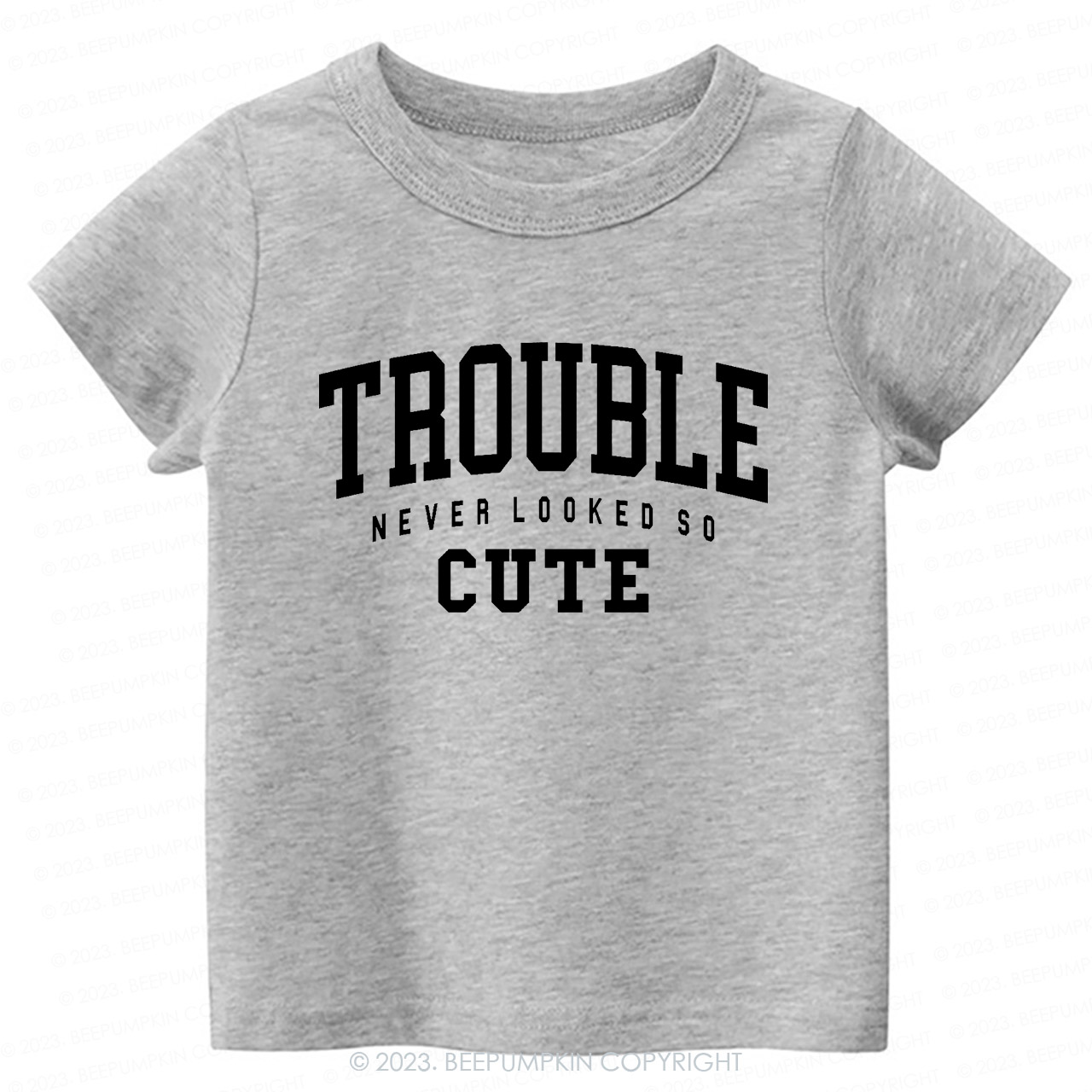 Trouble Never Looked So Cute Kids Shirt