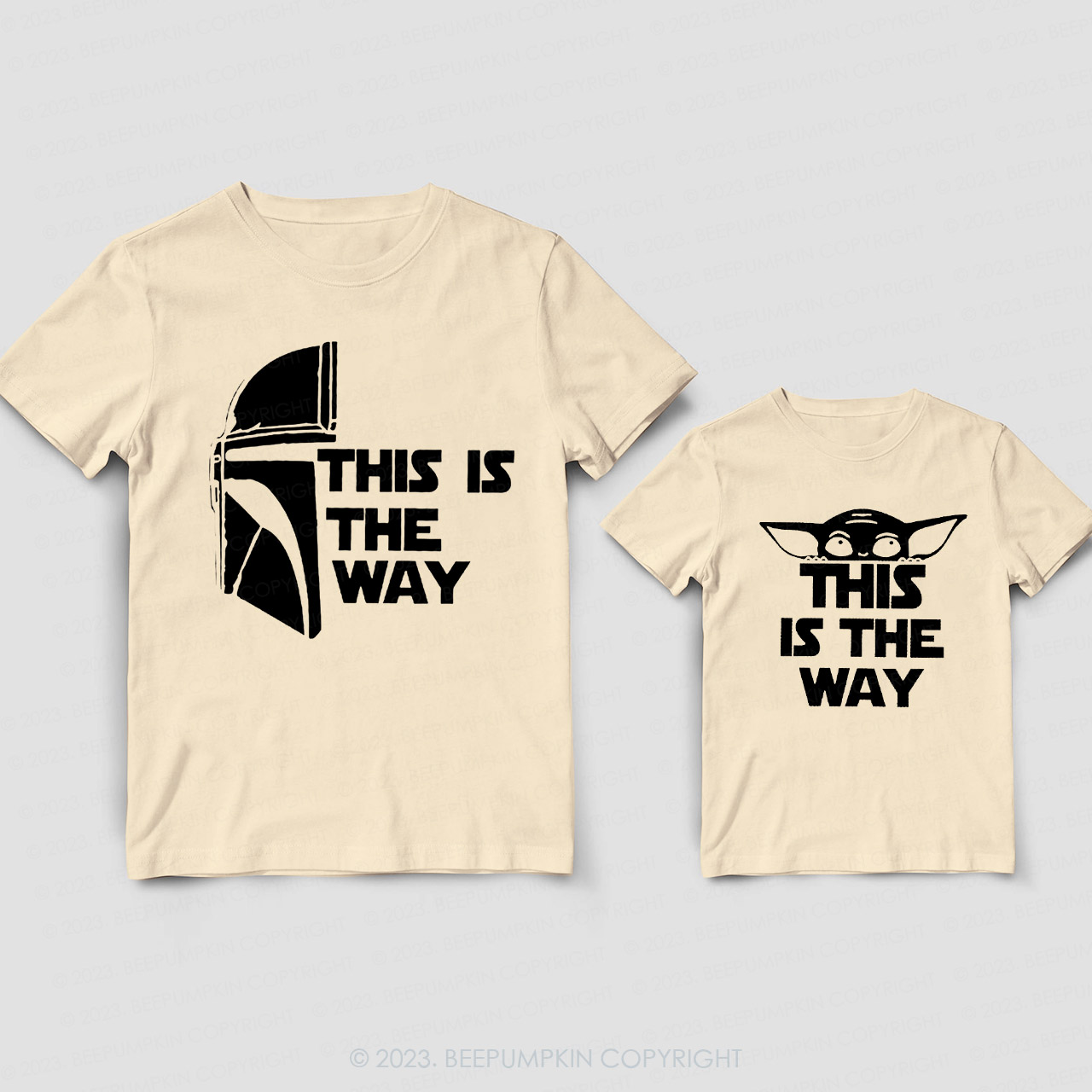 This Is The Way Dad & Me Matching T-Shirts