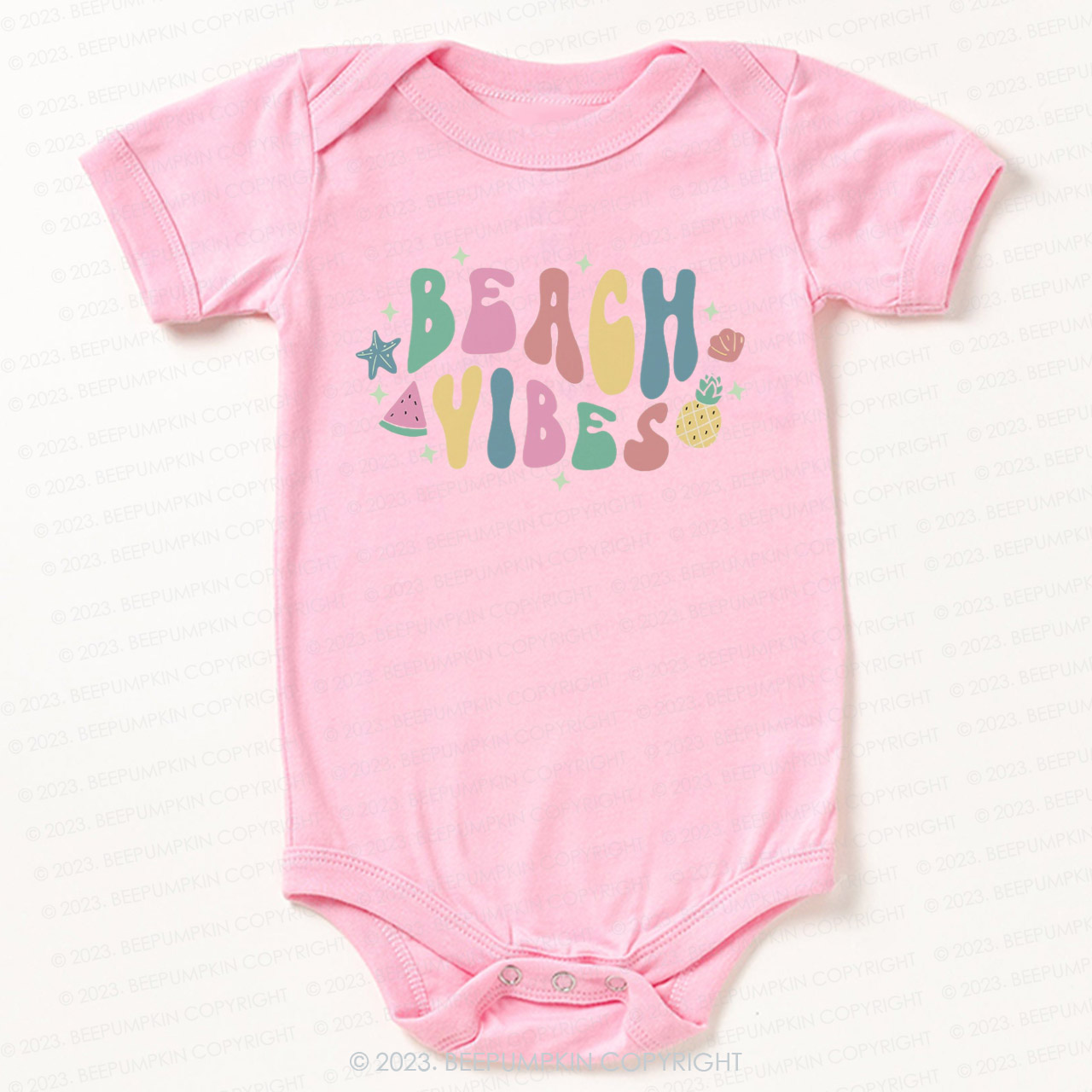 Retro Summer Beach Vibes  Bodysuit For Baby