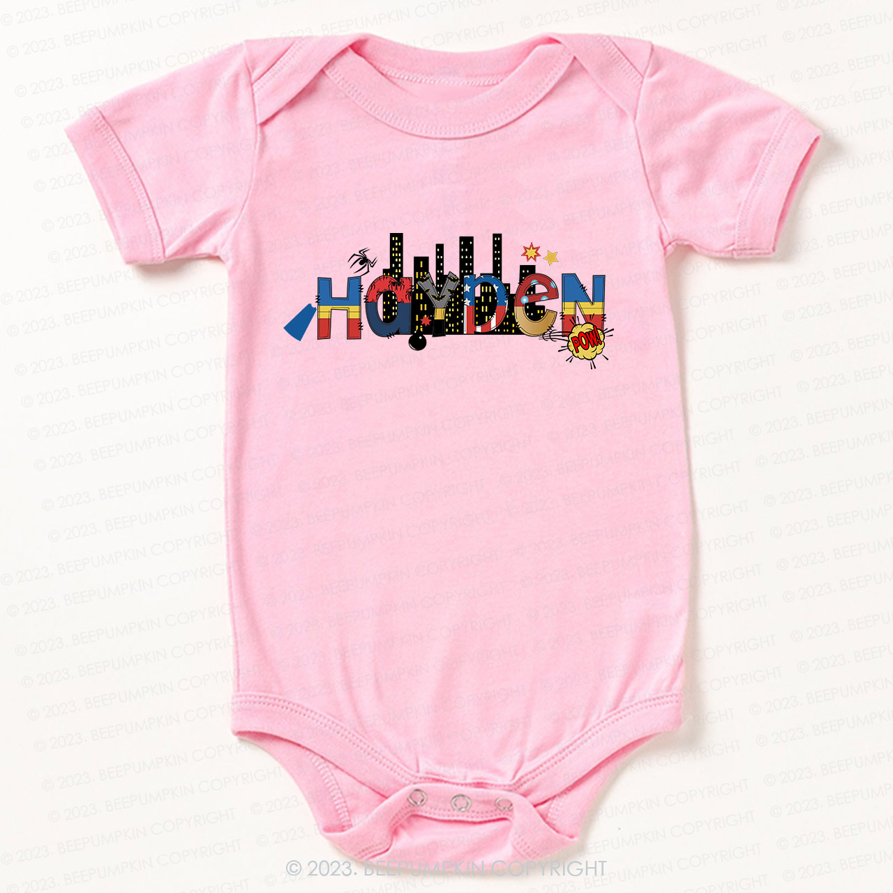 Personalized Eva City ​​Building Bodysuit For Baby