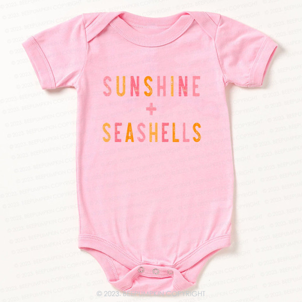Sunshine And Seashells Bodysuit For Baby