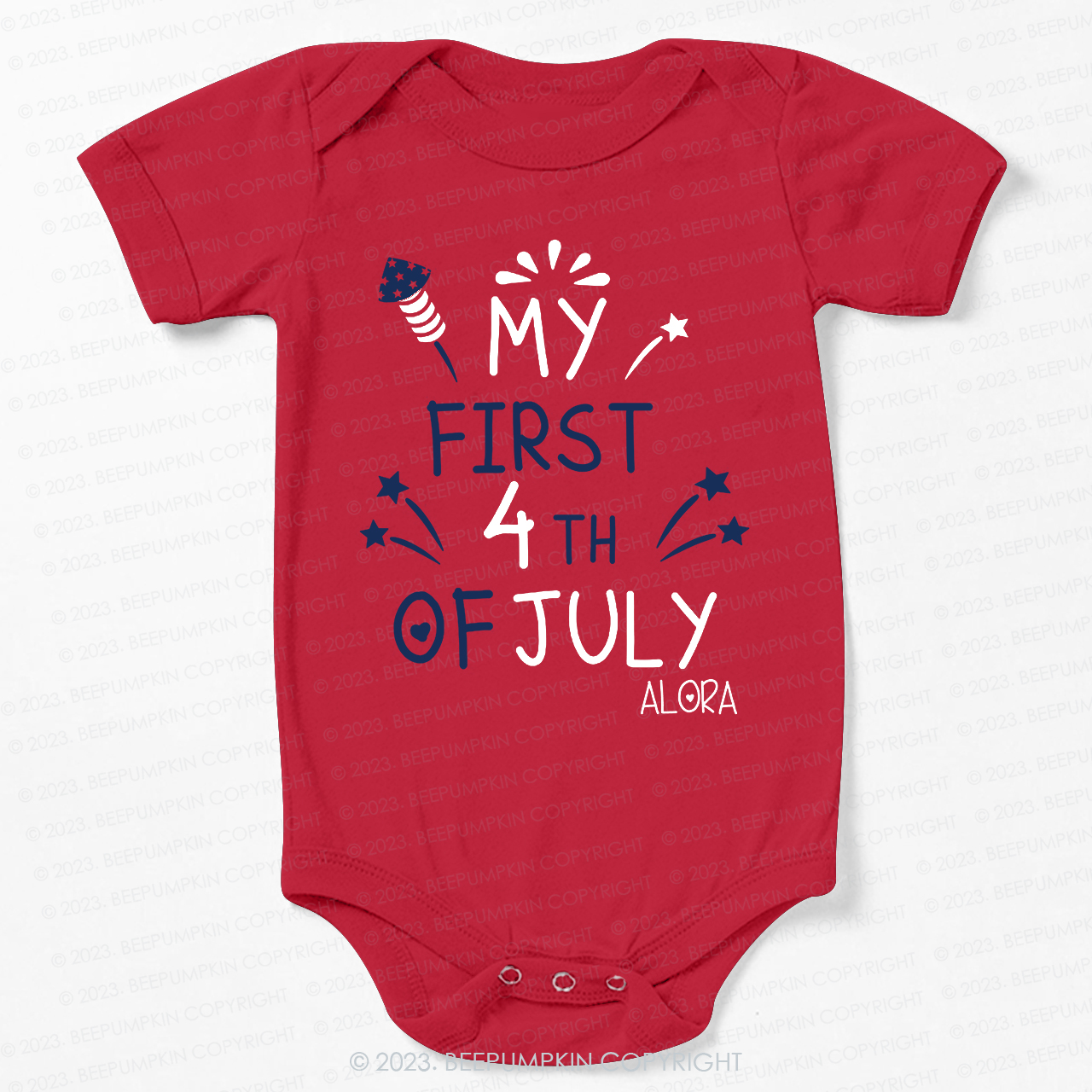 My First Independence Day Bodysuit For Baby