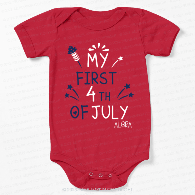 My First Independence Day Bodysuit For Baby