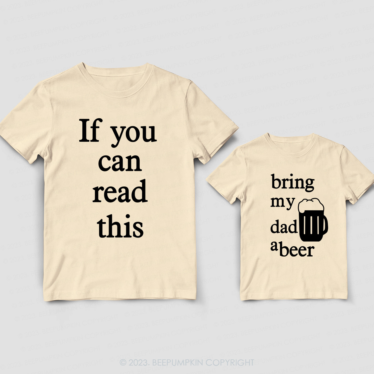 Beer Gifts Daddy And Me Matching Shirt