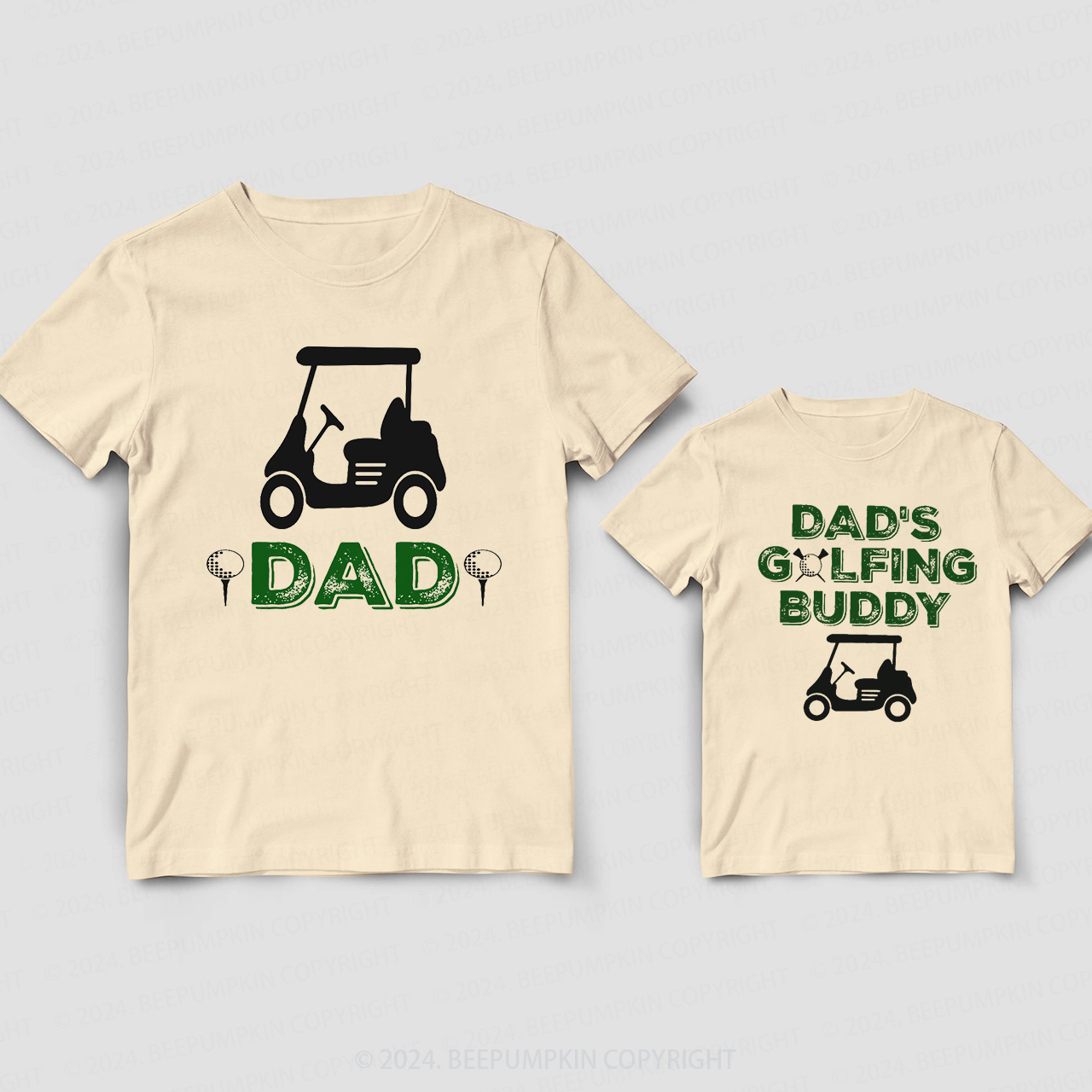 Dad Golf Buddy Daddy And Me Matching Shirt