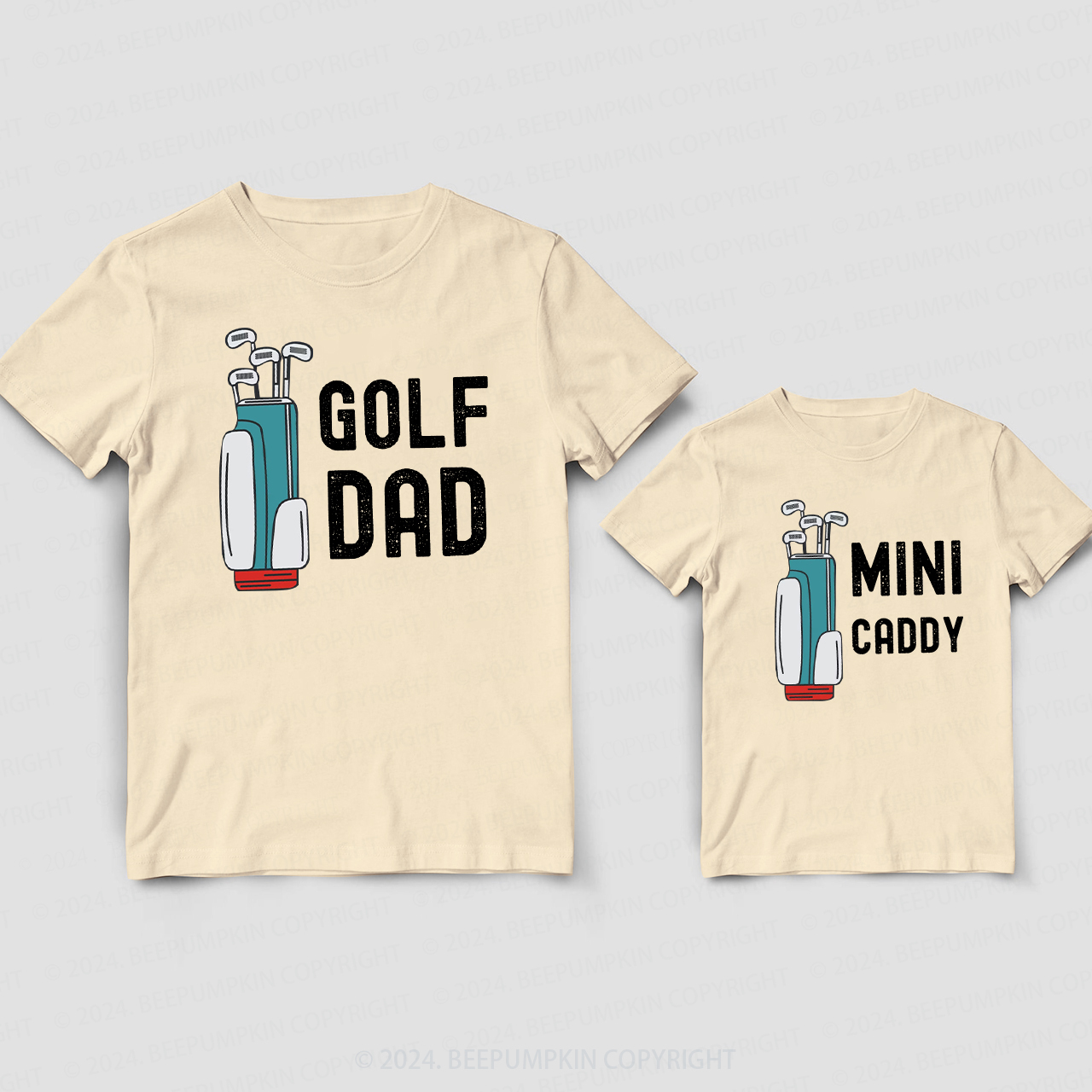 Daddy Golfing Daddy And Me Matching Shirt