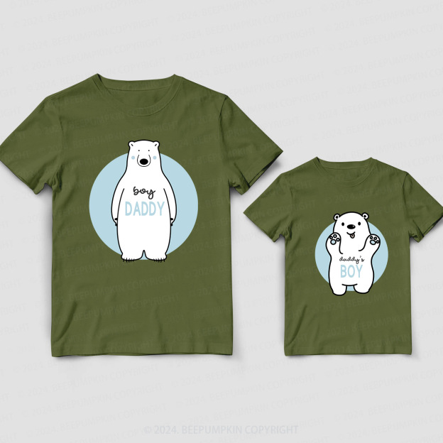 Cute Bear Daddy And Me Matching Shirt
