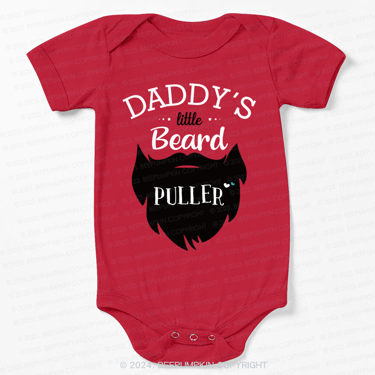 Personalized Beard Bodysuit For Baby 