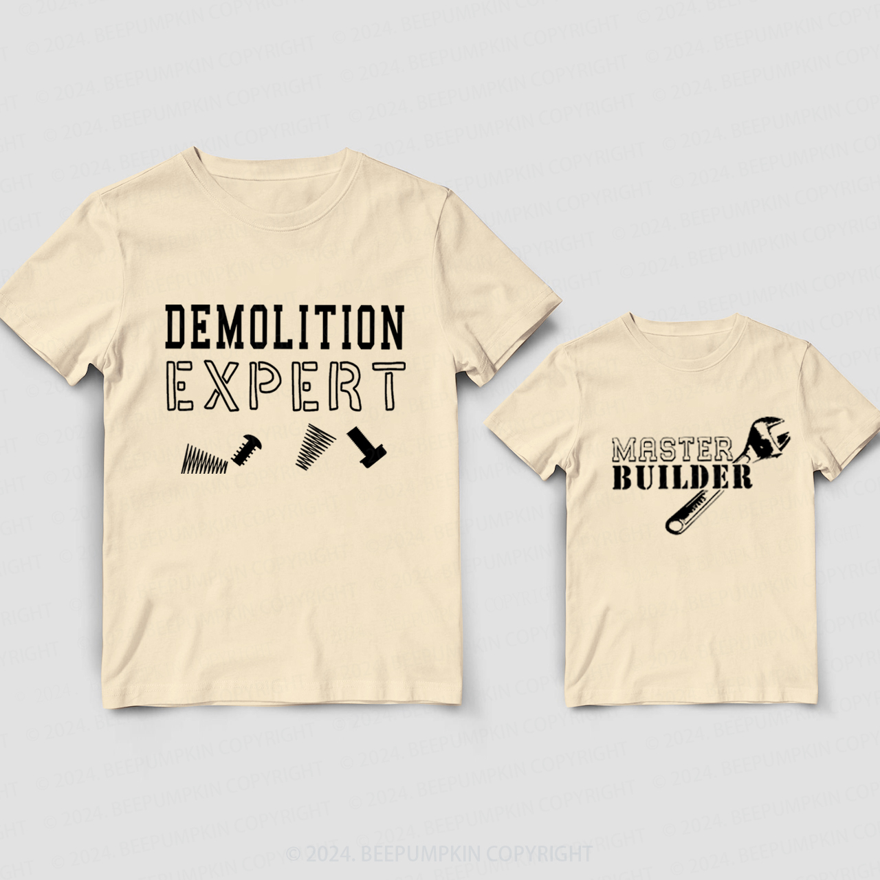 Demolition Expert Daddy And Me Matching Shirt