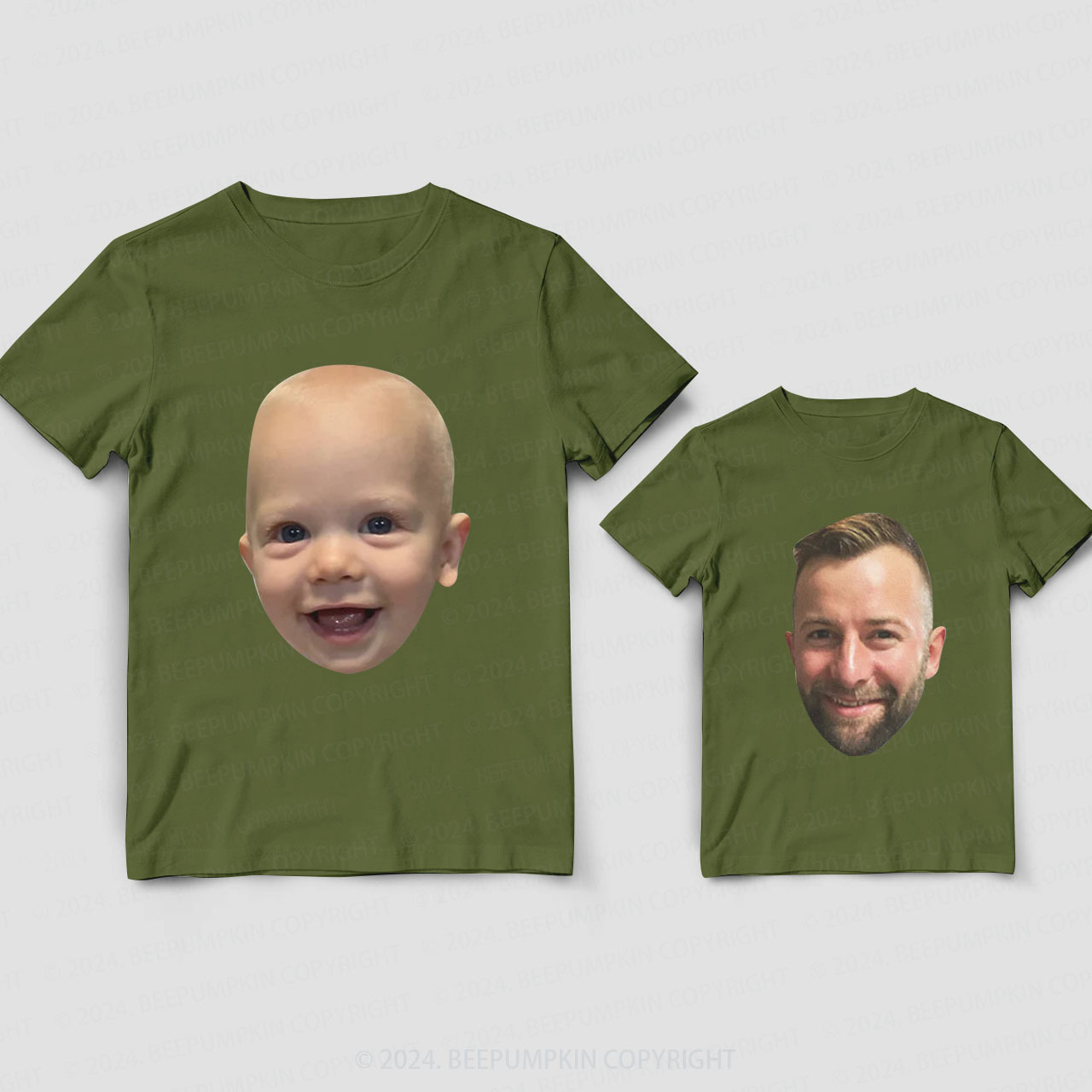 Personalized Photo Daddy And Me Matching Shirt