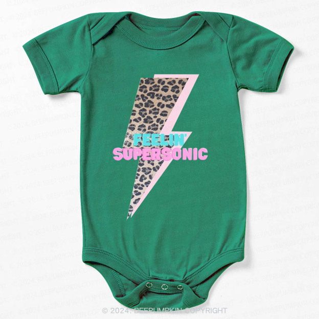 Rock Leopard Bodysuit For Baby 8