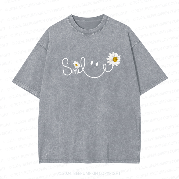 Vintage Mama Daisy Floral Washed Tees
