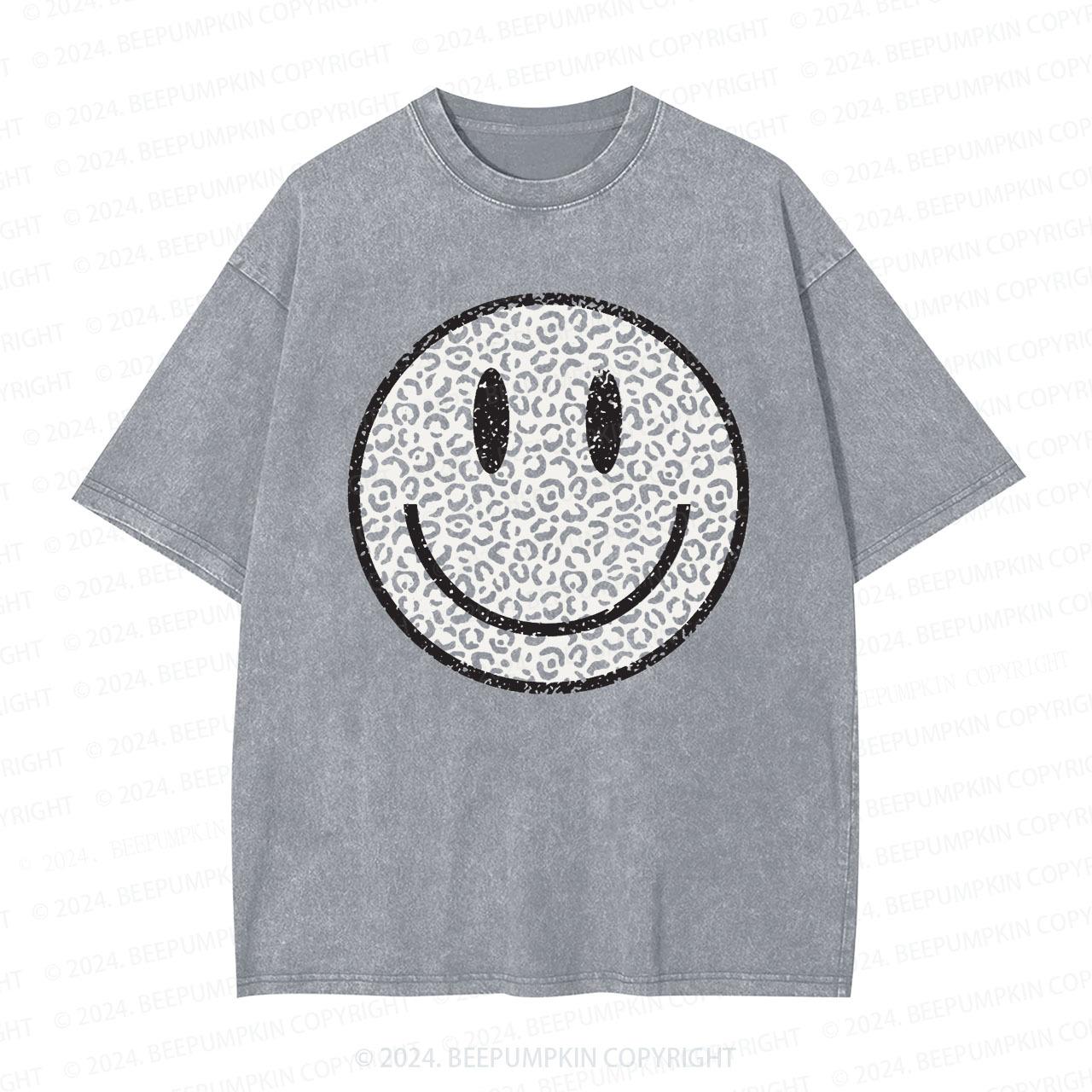  Happy Face Mama Washed Tees