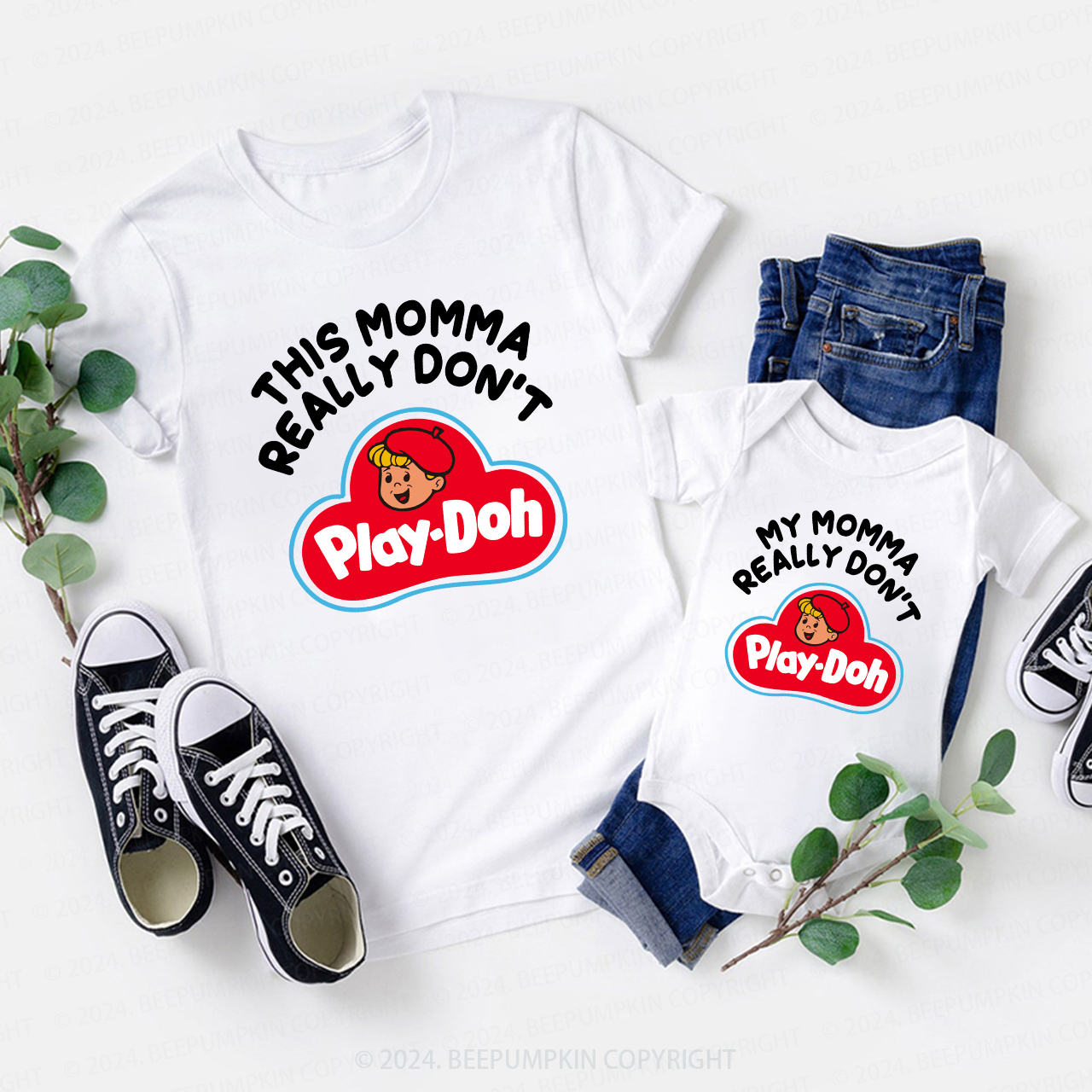 Really Don't Play-Doh Family Matching Tees