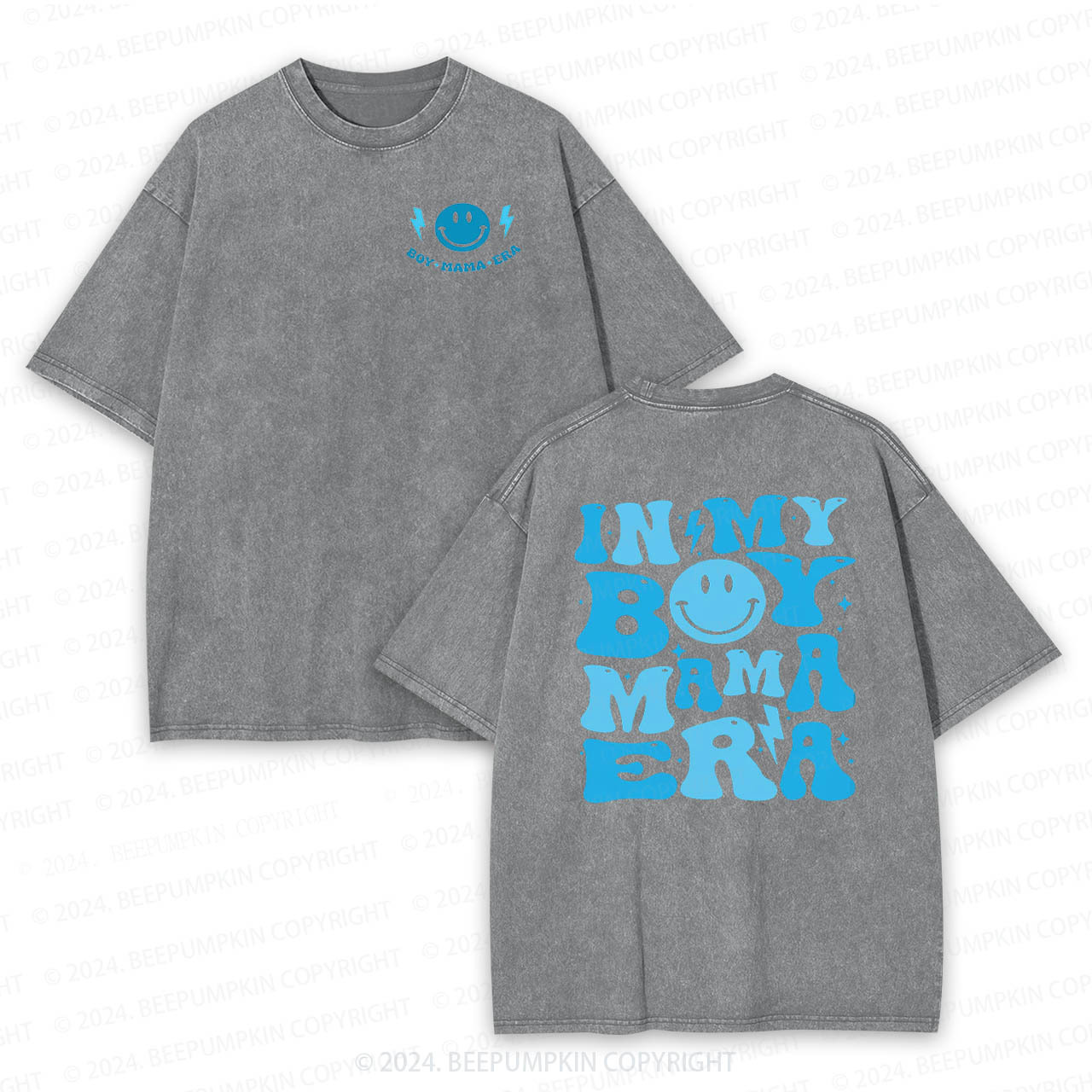 In My Boy Mama Era Mama Washed T-Shirts 