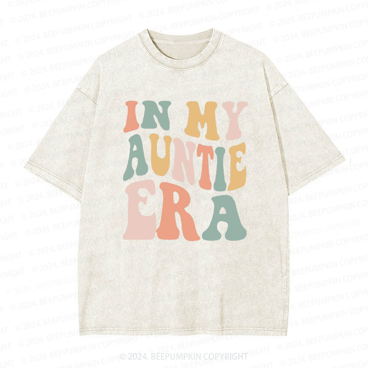 In My Auntie Era Aunt Washed Tees