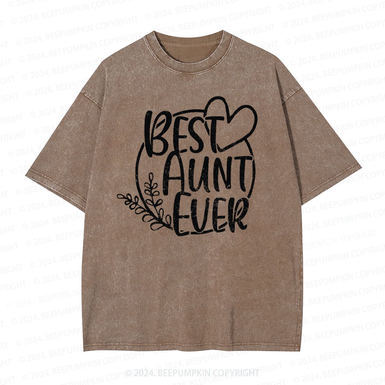 Best Aunt Ever Aunt Washed Tees