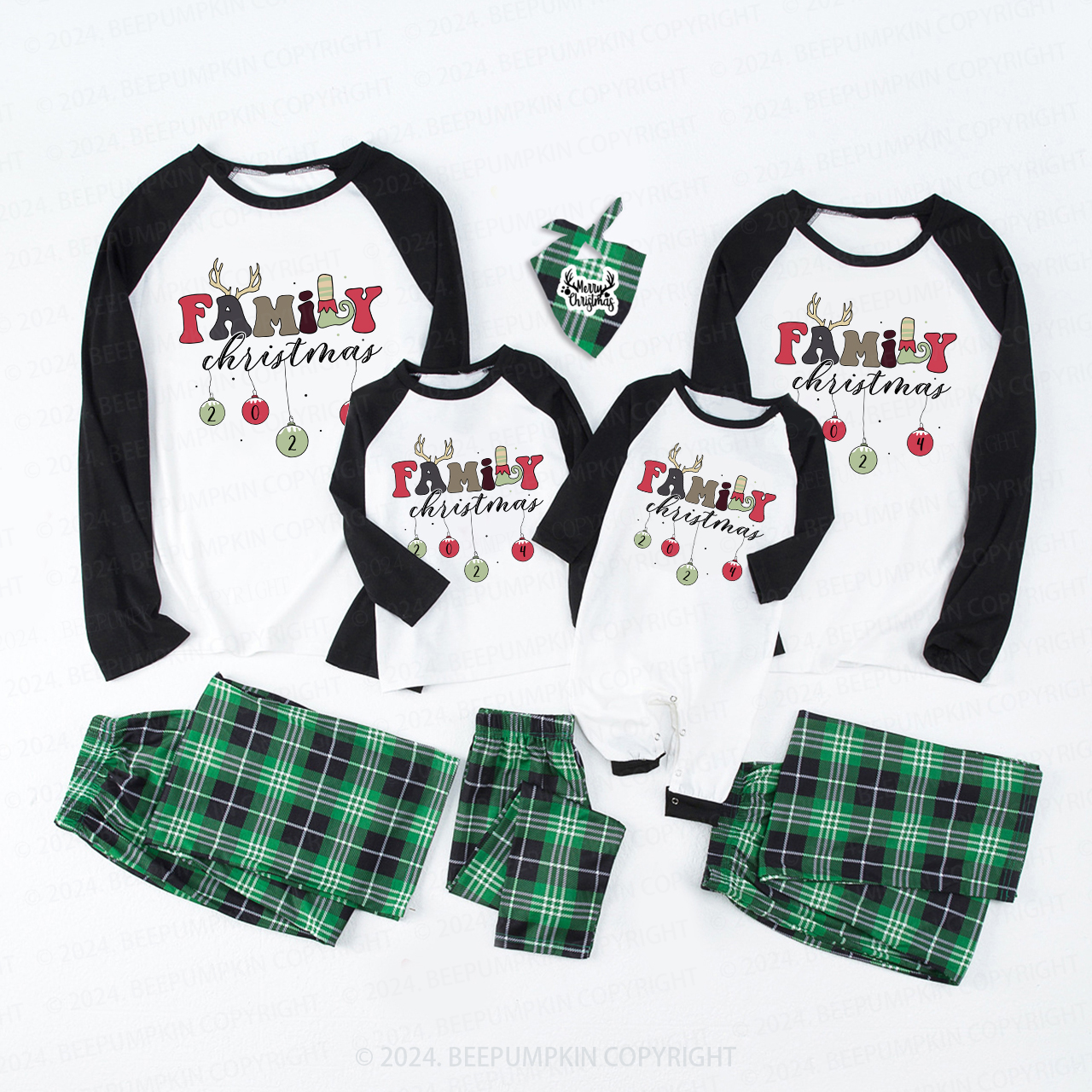 2024 Christmas Family Matching Pajamas