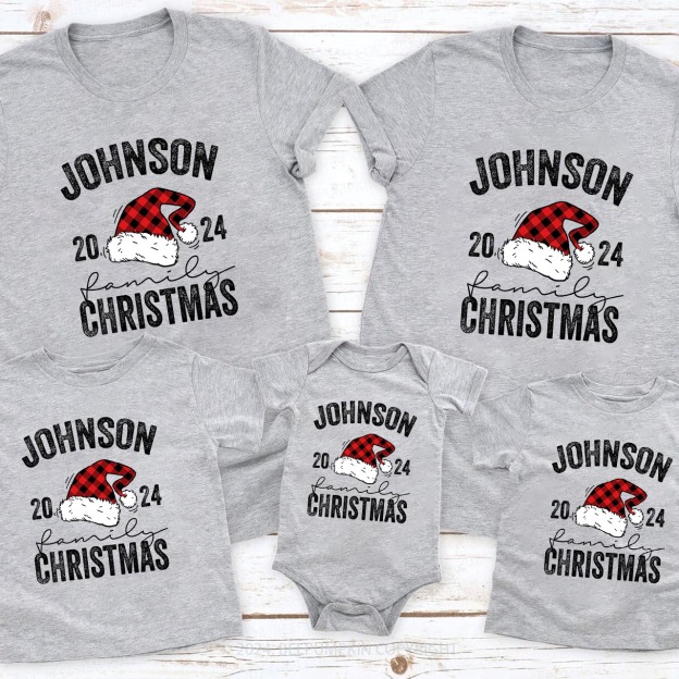 2024 Personalized Custom Christmas Family Shirts