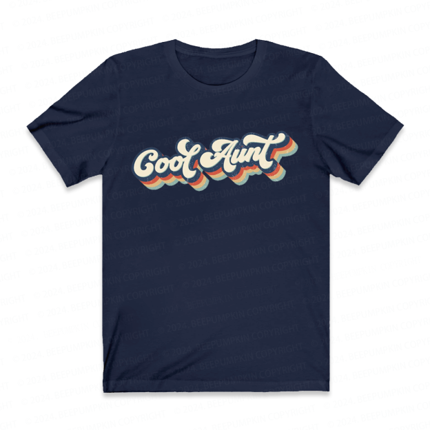  Retro Cool Aunt Auntie Shirt