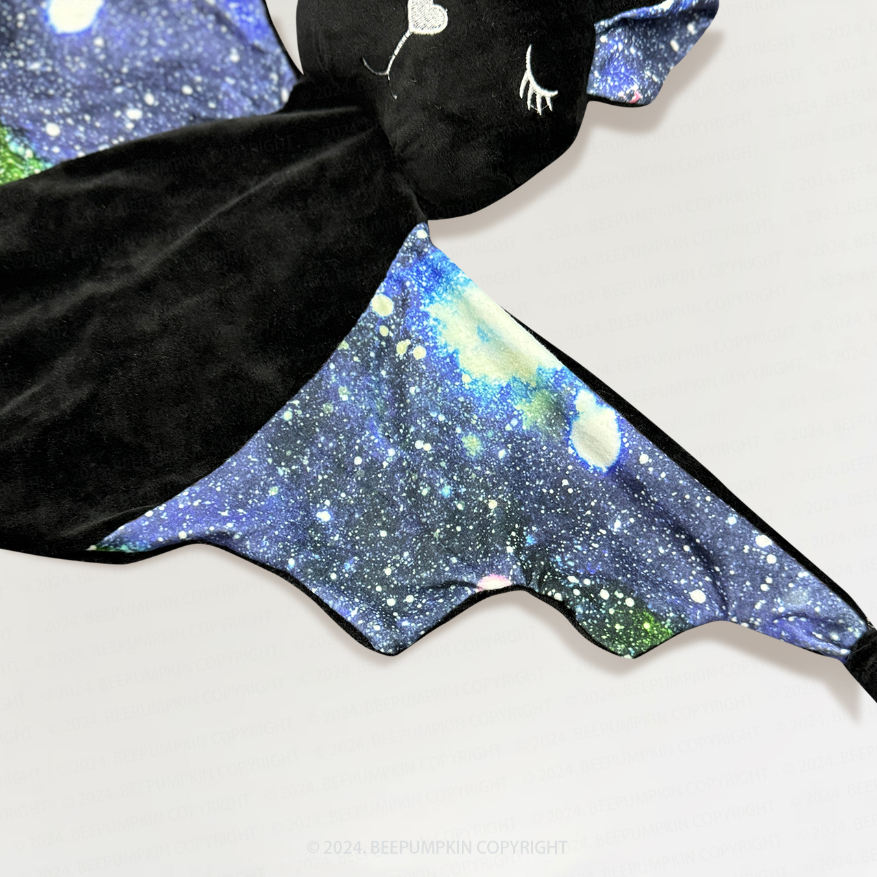 Personalized Halloween Baby Bat Security Blanket