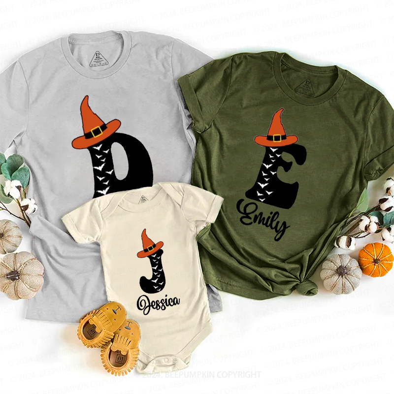 Personalized Family Group Name Halloween Family Matching Shirts