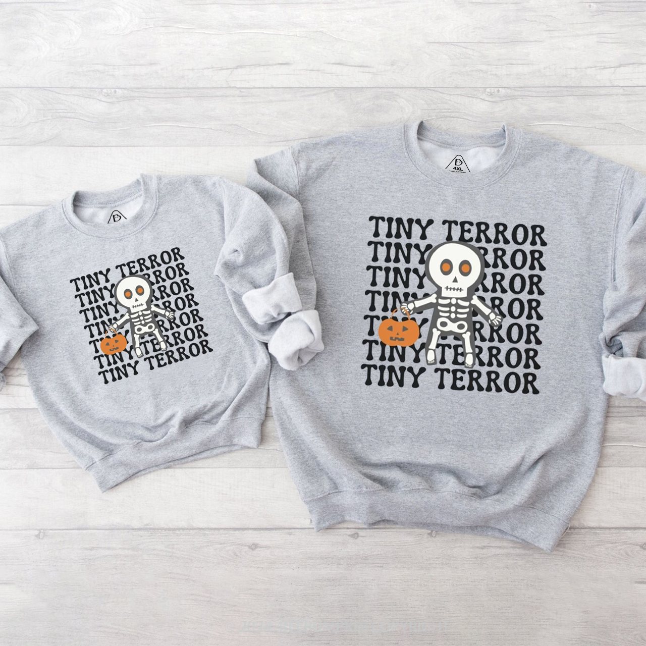 Tiny Terror Halloween Family Matching Sweatshirt