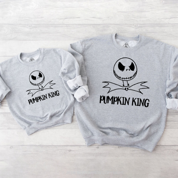 Pumpkin King Nightmare Halloween Matching Sweatshirt