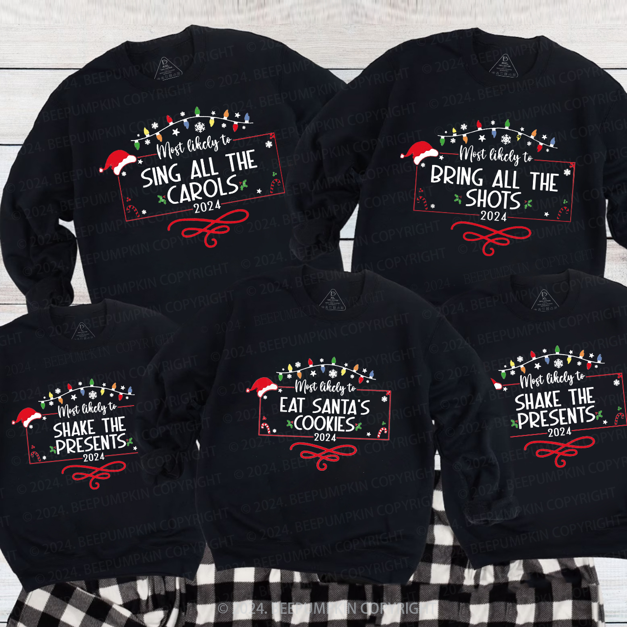 Most Likeyl To Lanterns Christmas Family Christmas Sweatshirt