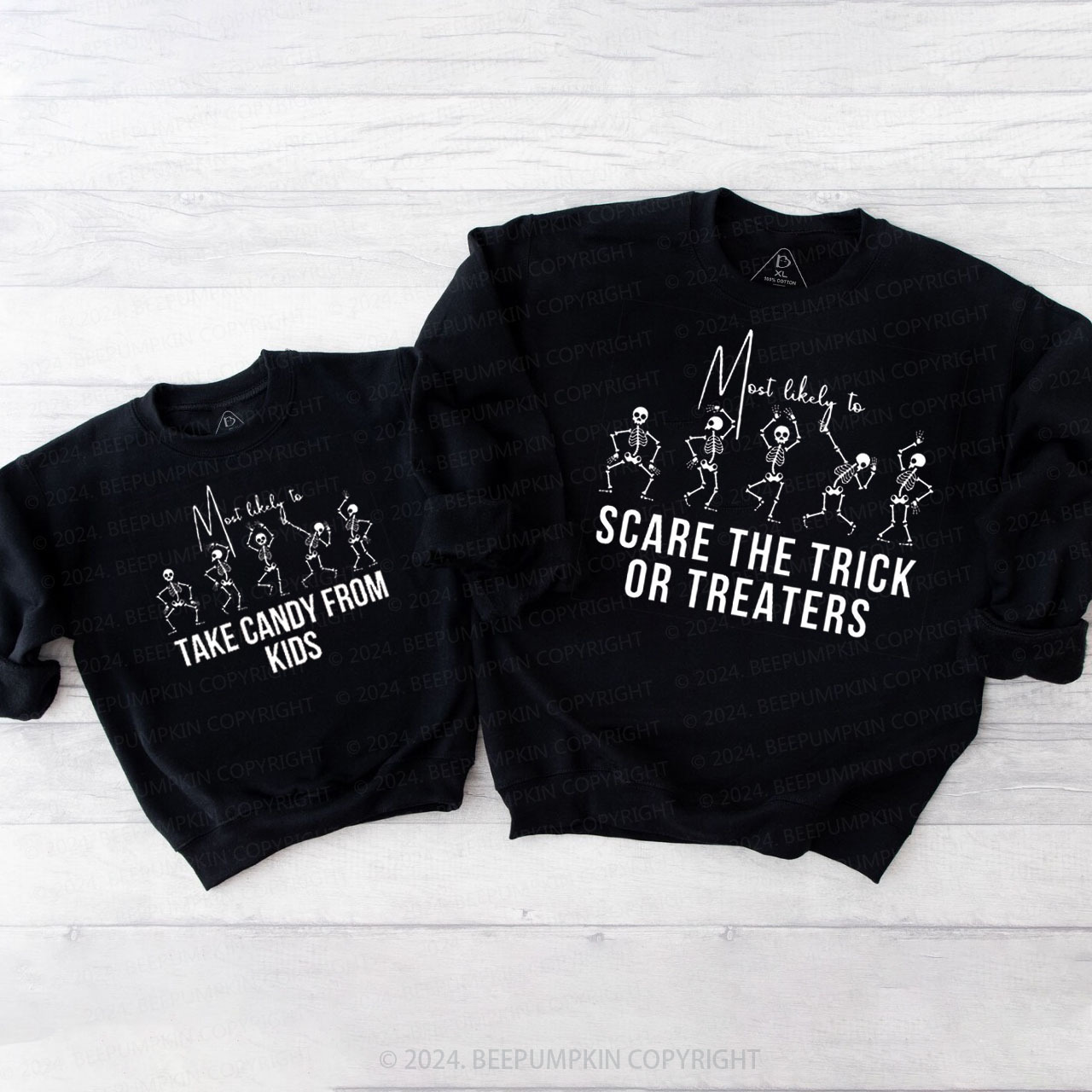 Most Likely to Halloween Party Family Matching Sweatshirt
