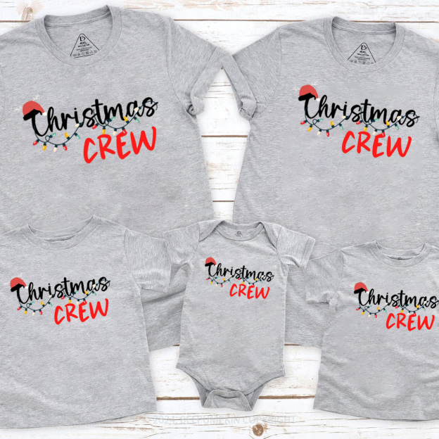 Christmas Crew  Family Matching T-Shirts