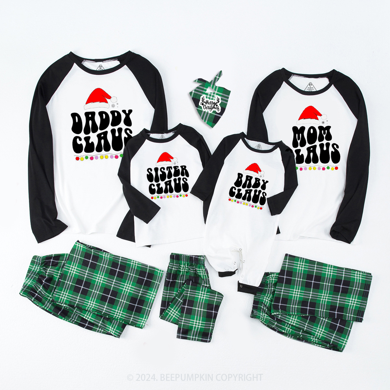 Family Christmas Matching Pajamas Beepumpkin