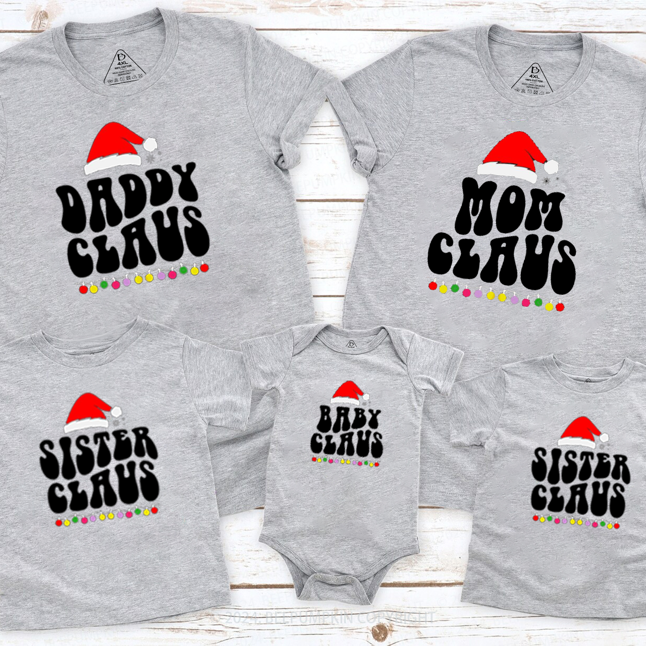 Family Christmas  Matching T-Shirts Beepumpkin