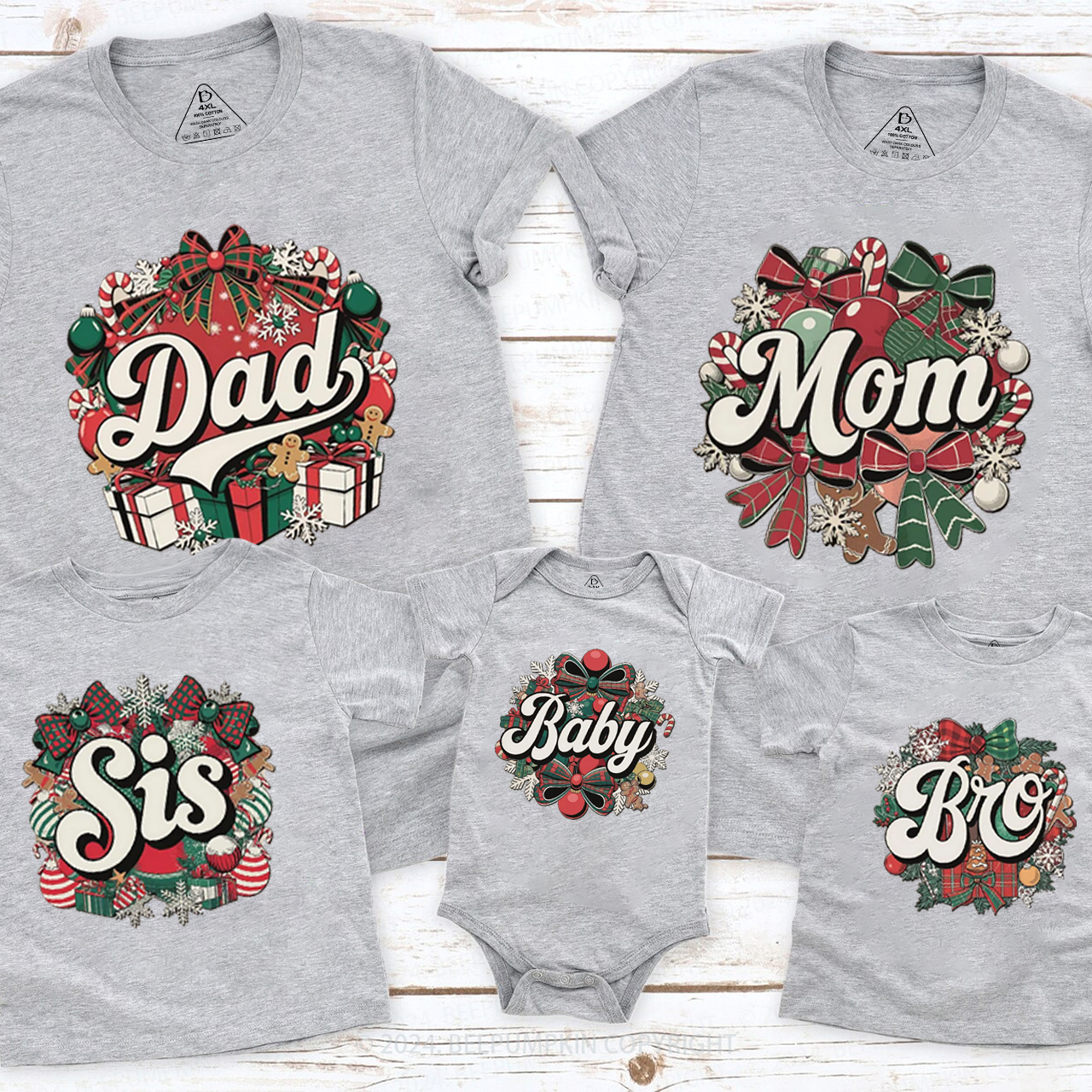 Christmas Gifts Matching T-Shirts Beepumpkin