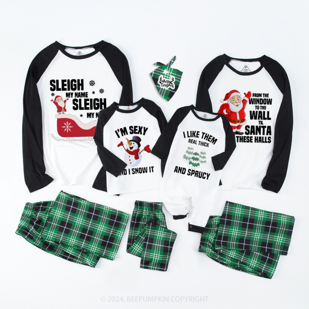 Funny Christmas Matching Pajamas Beepumpkin