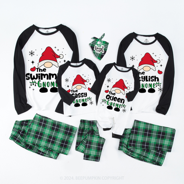 Christmas Custom Gnome Matching Pajamas Beepumpkin