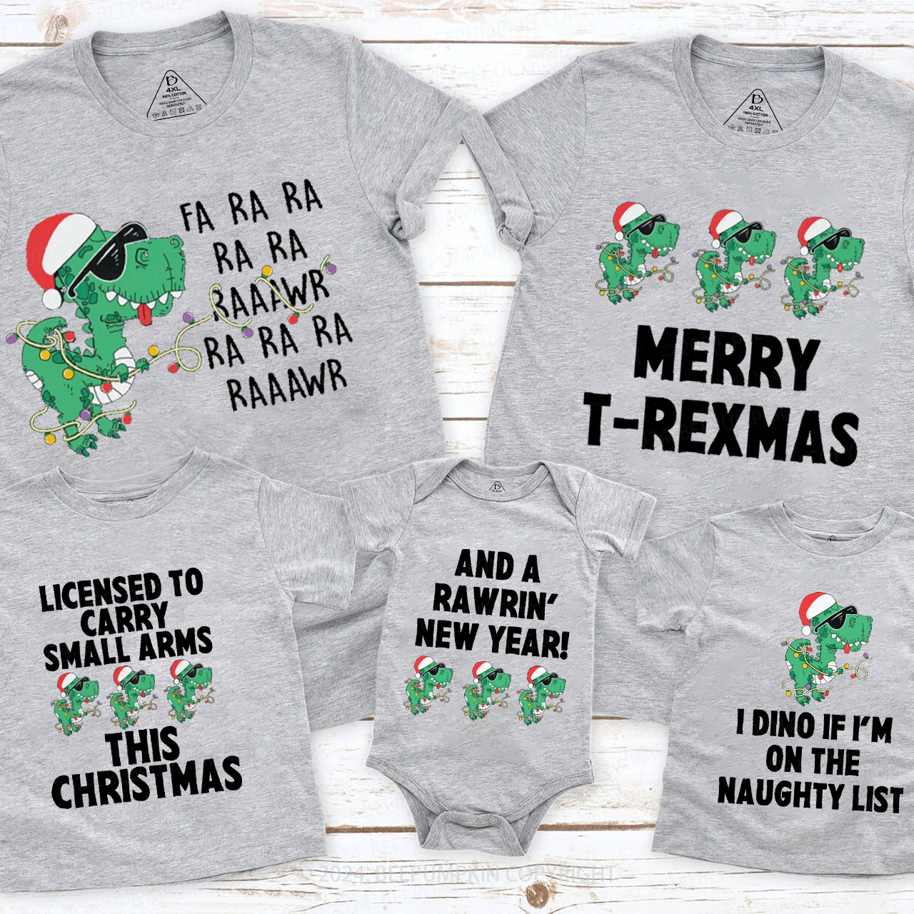 Christmas Family Matching T-Shirts Beepumpkin