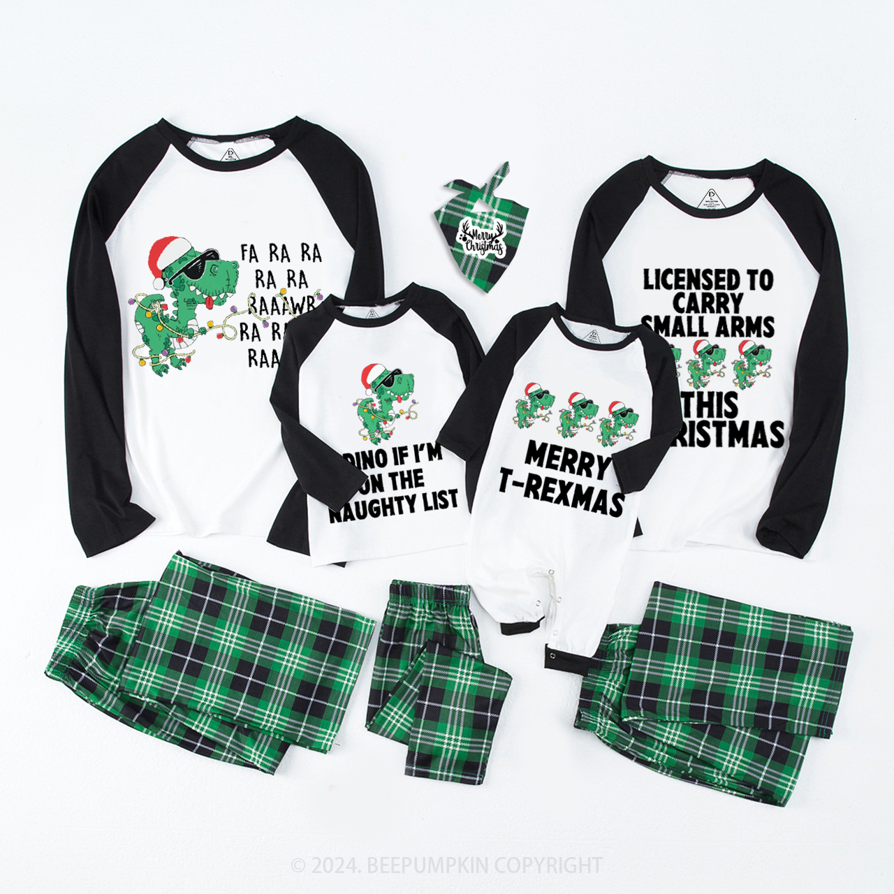 Family Christmas Matching Pajamas Beepumpkin