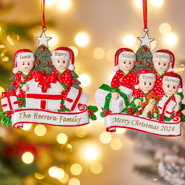 Personalized Christmas Gift Family Christmas Ornament