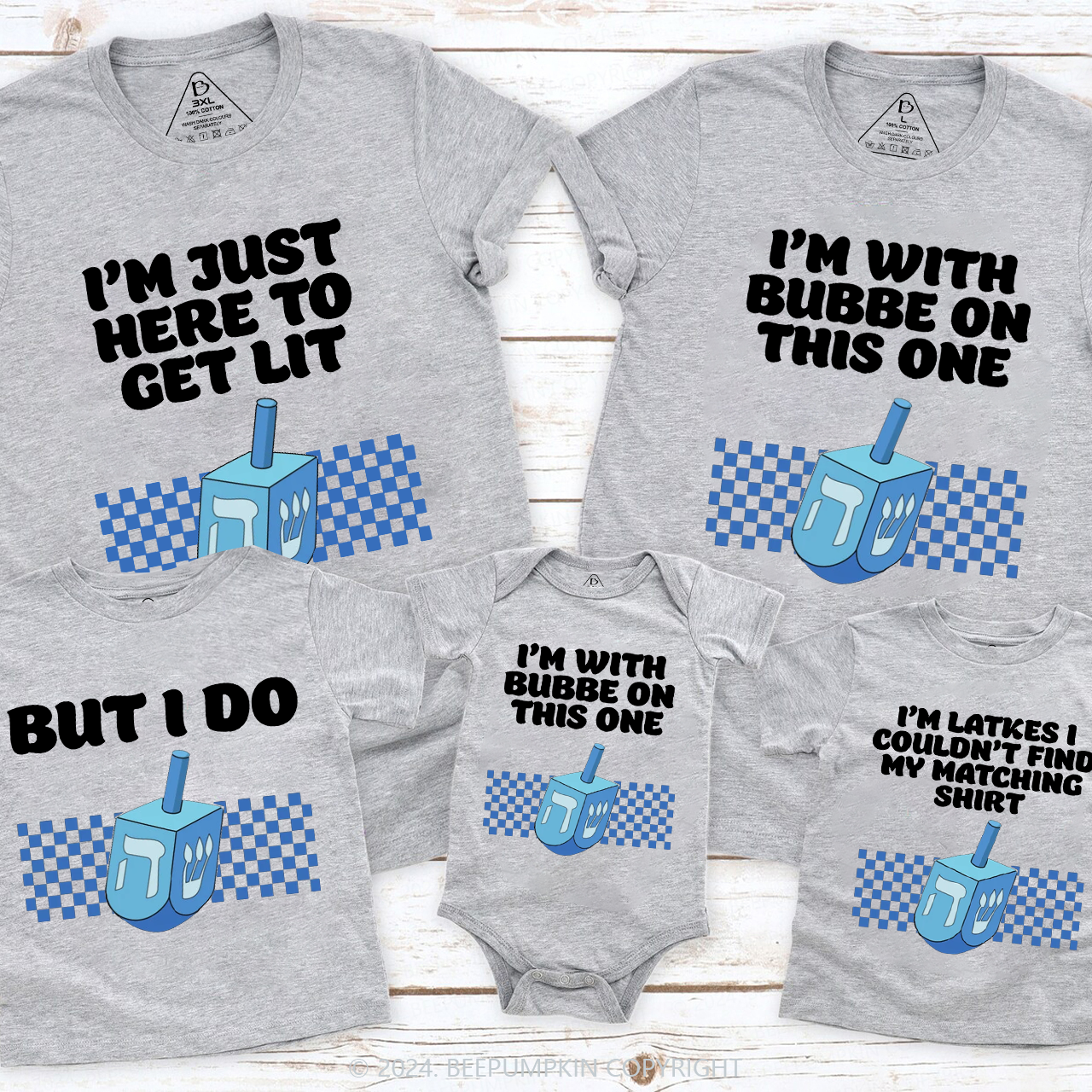 I Don‘t Do Matching Group Hanukkah Gift Family Matching T-Shirts 