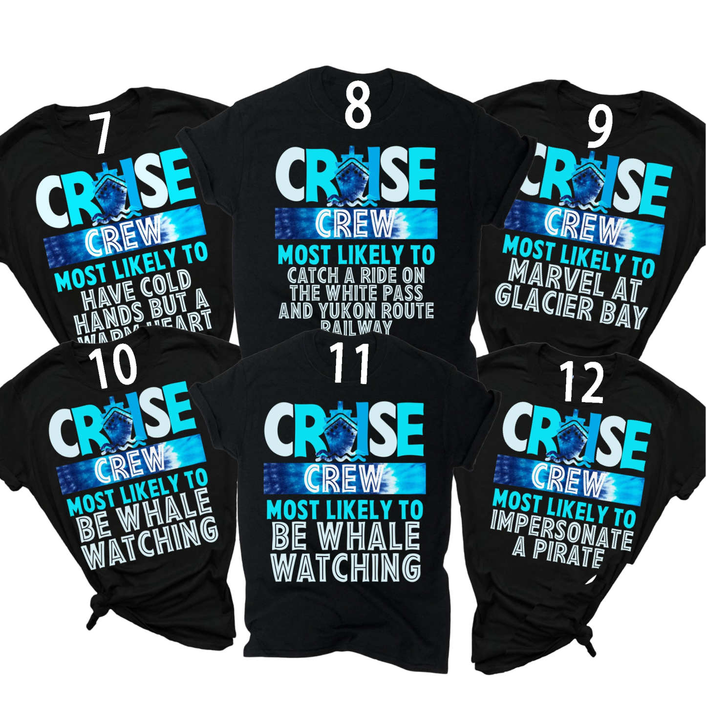 Most Likely To Matching Cruise Squad Family Matching T-Shirts 