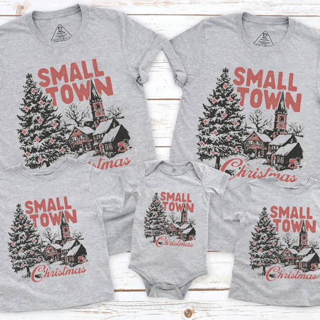 Retro Christmas Matching T-Shirts Beepumpkin