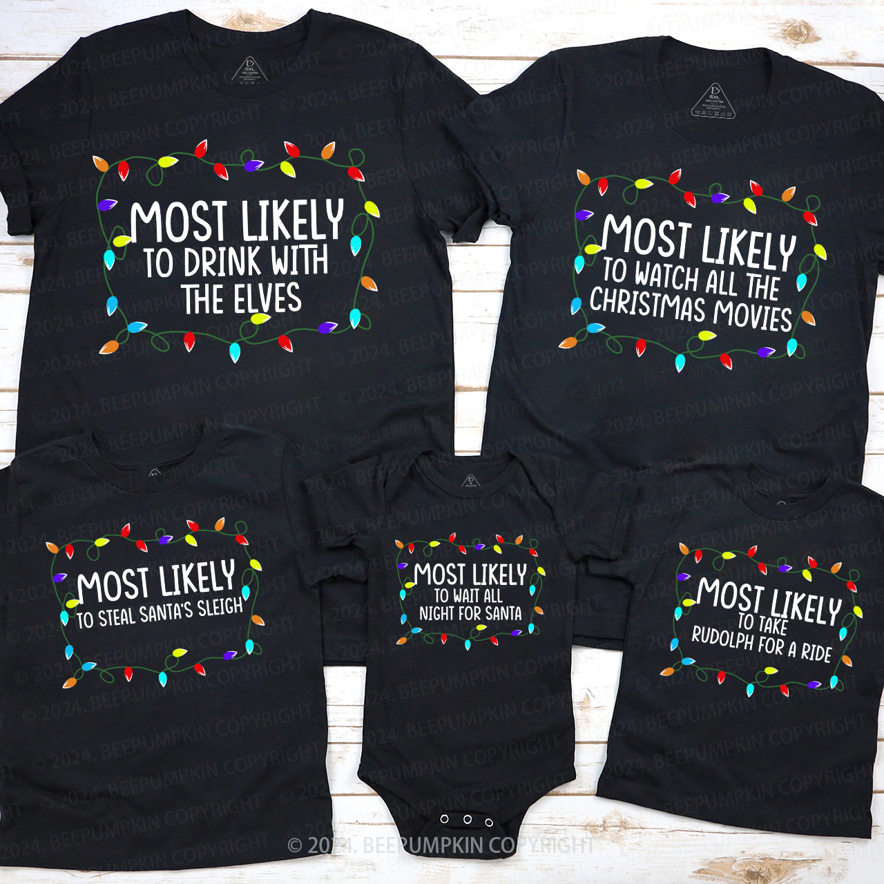 Most Likely To Christmas Funny Party Shirt For Family