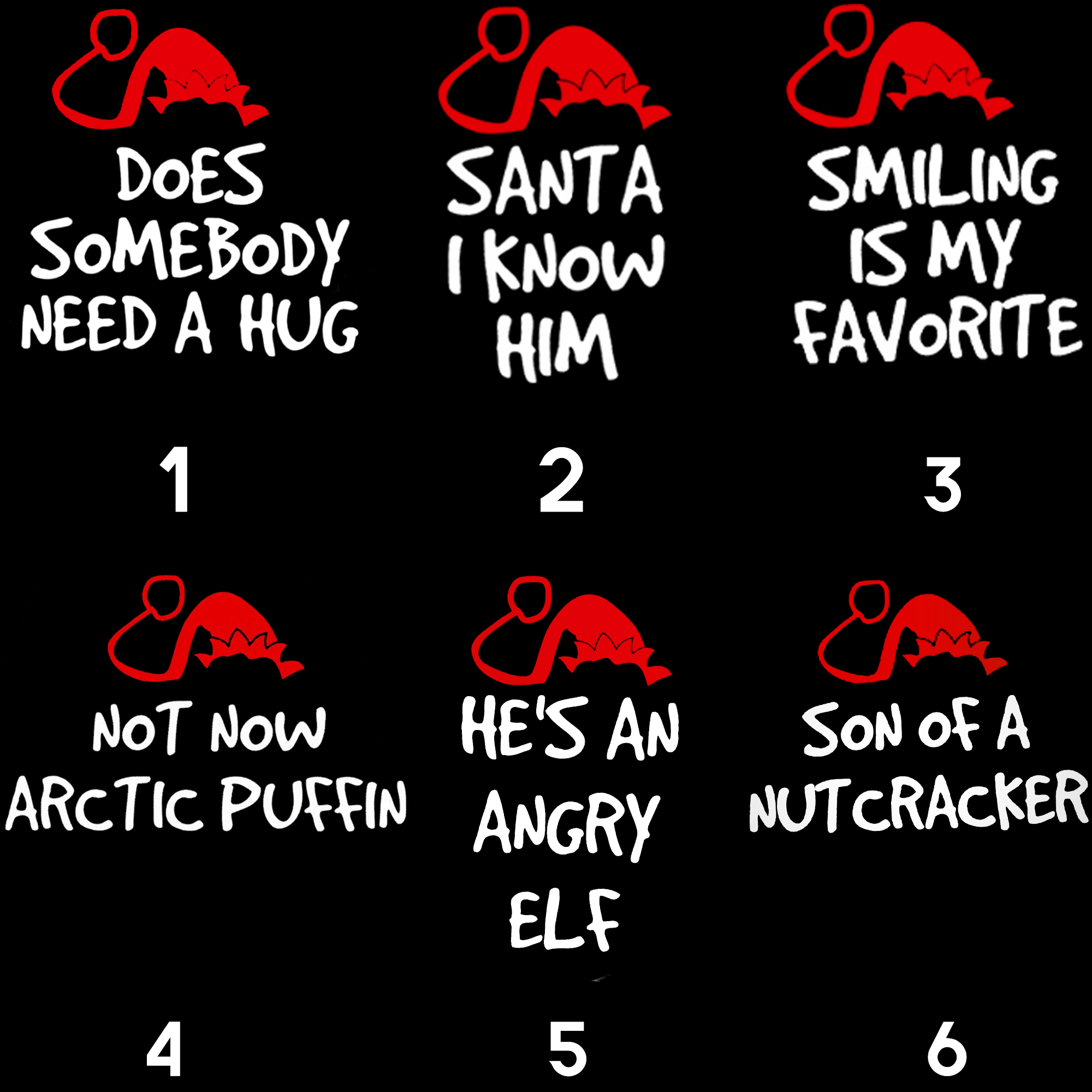 Elf Red Green Hat Quote Family Matching Blue Pajamas Beepumpkin