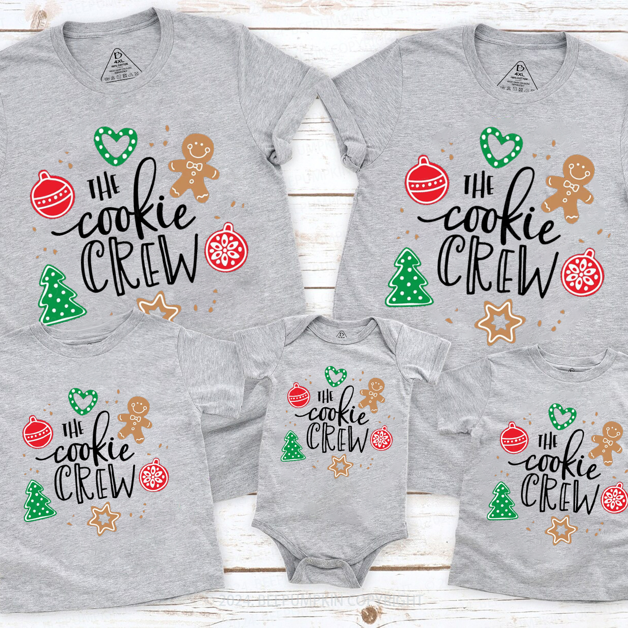 Cookie Lover Family Matching T-Shirts Beepumpkin