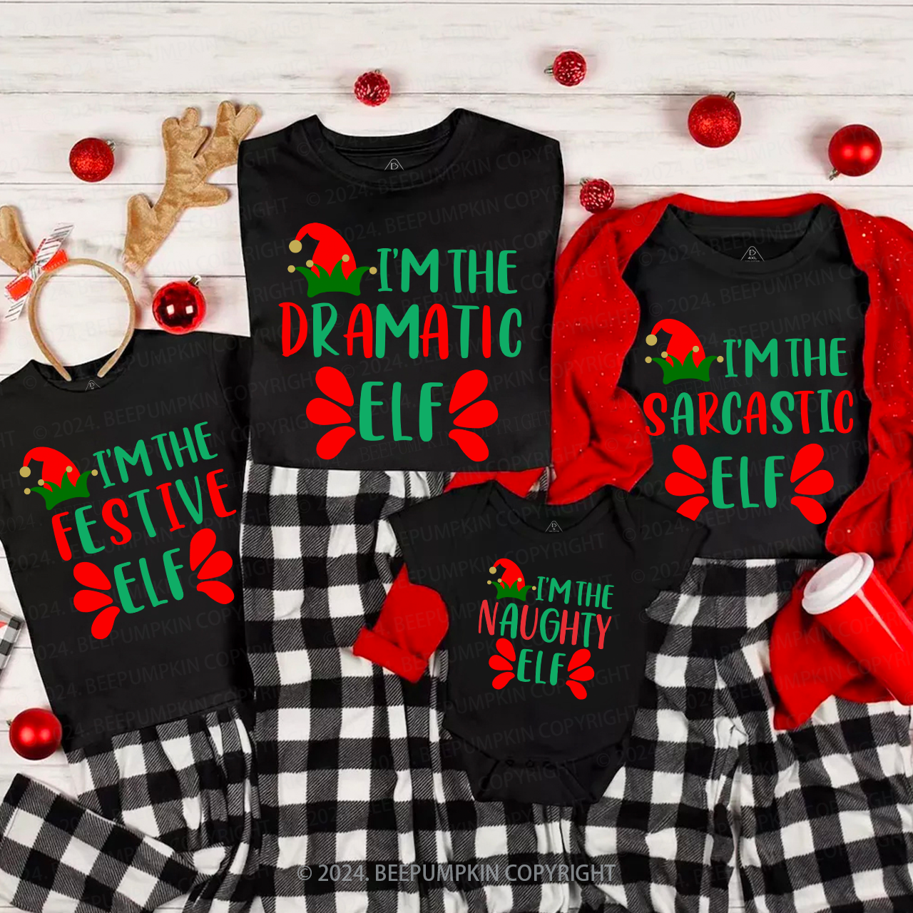 Juice Group ELF Christmas Family Matching Shirt