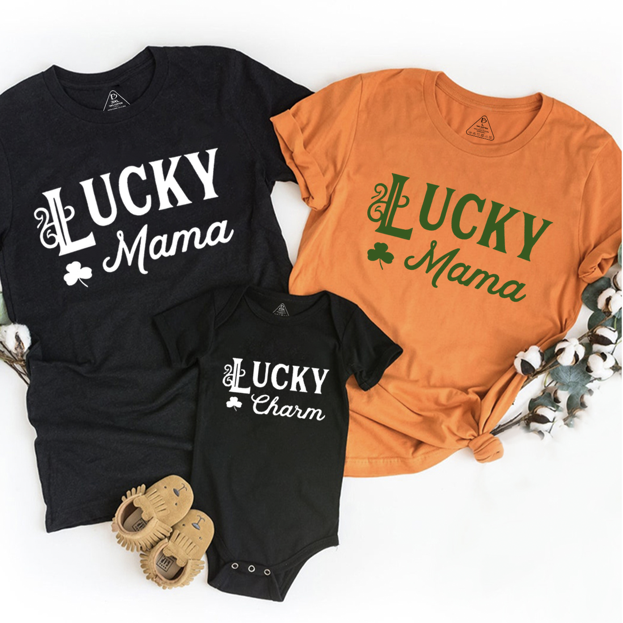 Lucky Mama St.Patrick's Day Matching Shirt For Mama And Me