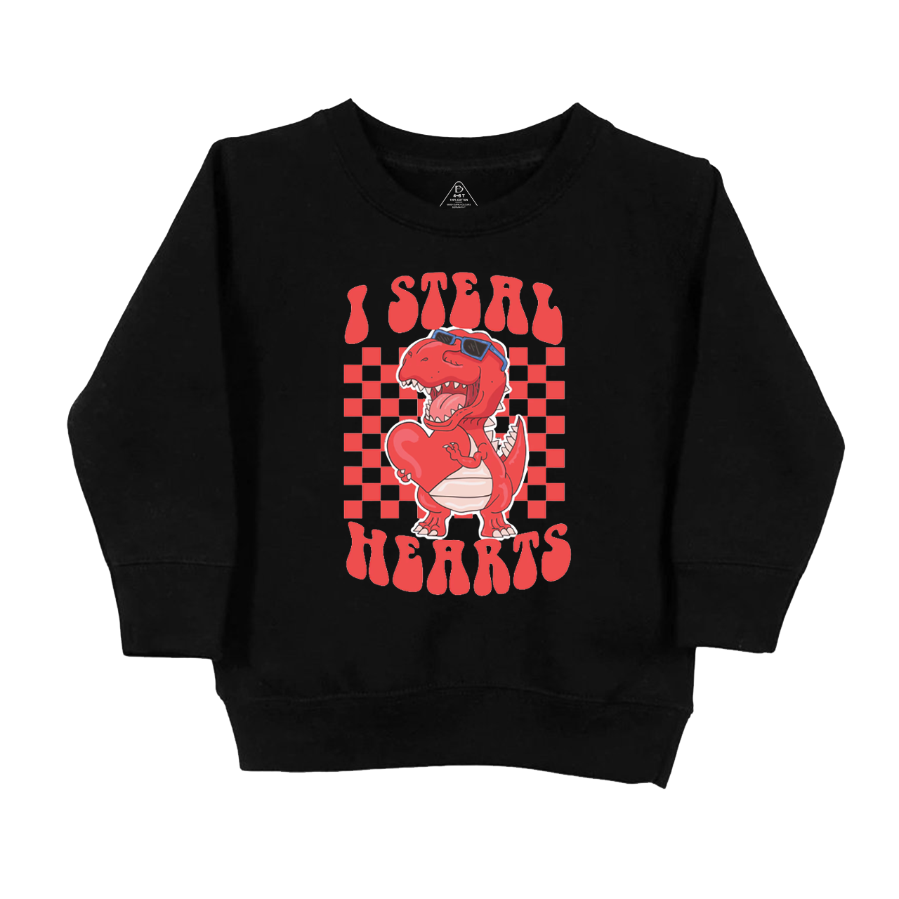 I Steal Hearts Valentine Kids Sweatshirt