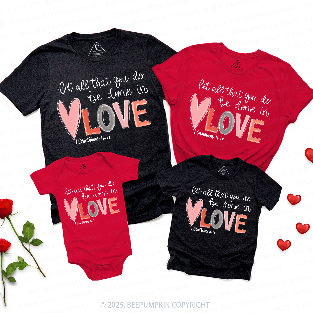 Done in Love Valentines Day Matching Shirts